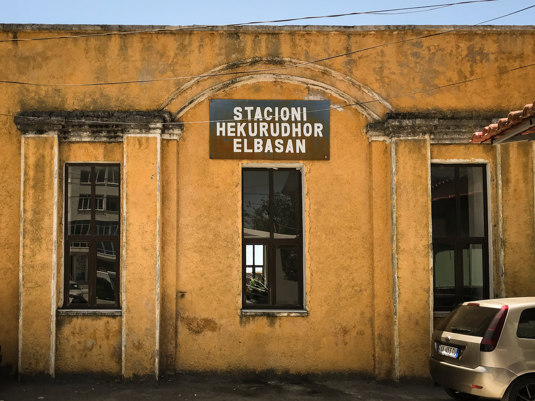 Elbasan Railway Station, Albania / Durres Railway Station, Albania / The Horse That Brought Us to Albania / Karen McCann / EnjoyLivingAbroad.com