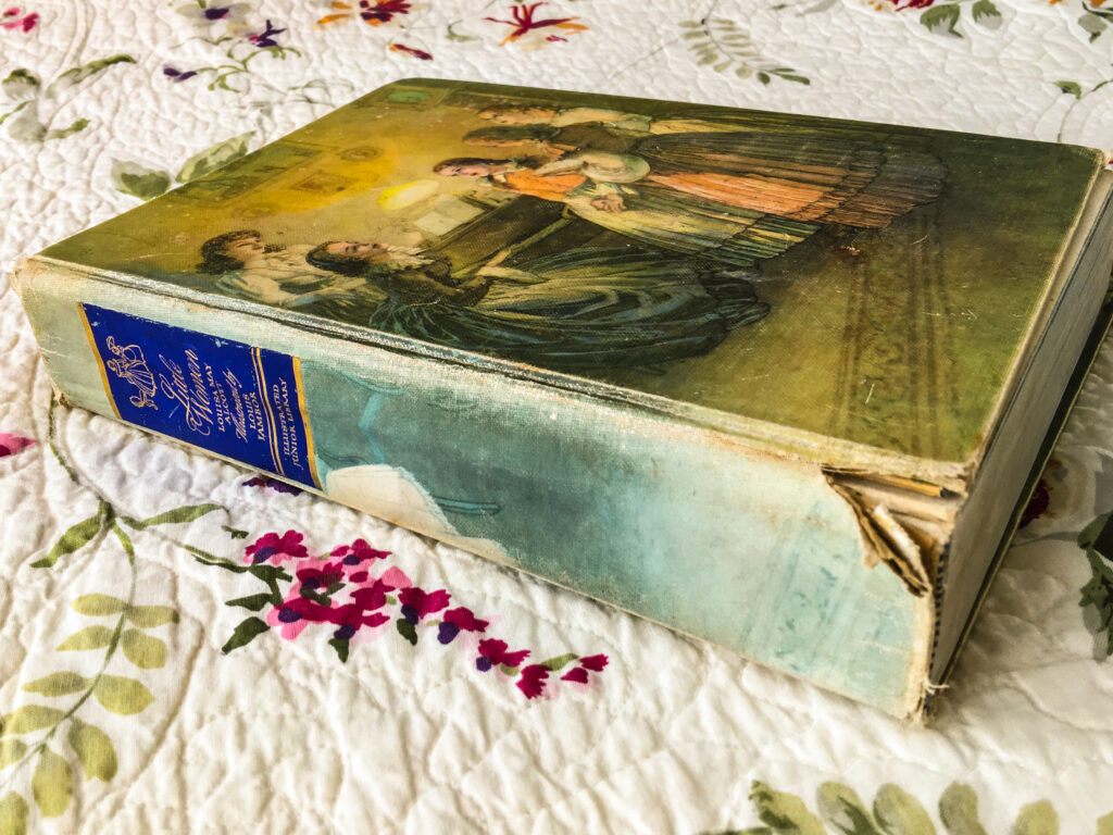 Tattered copy of Little Women /